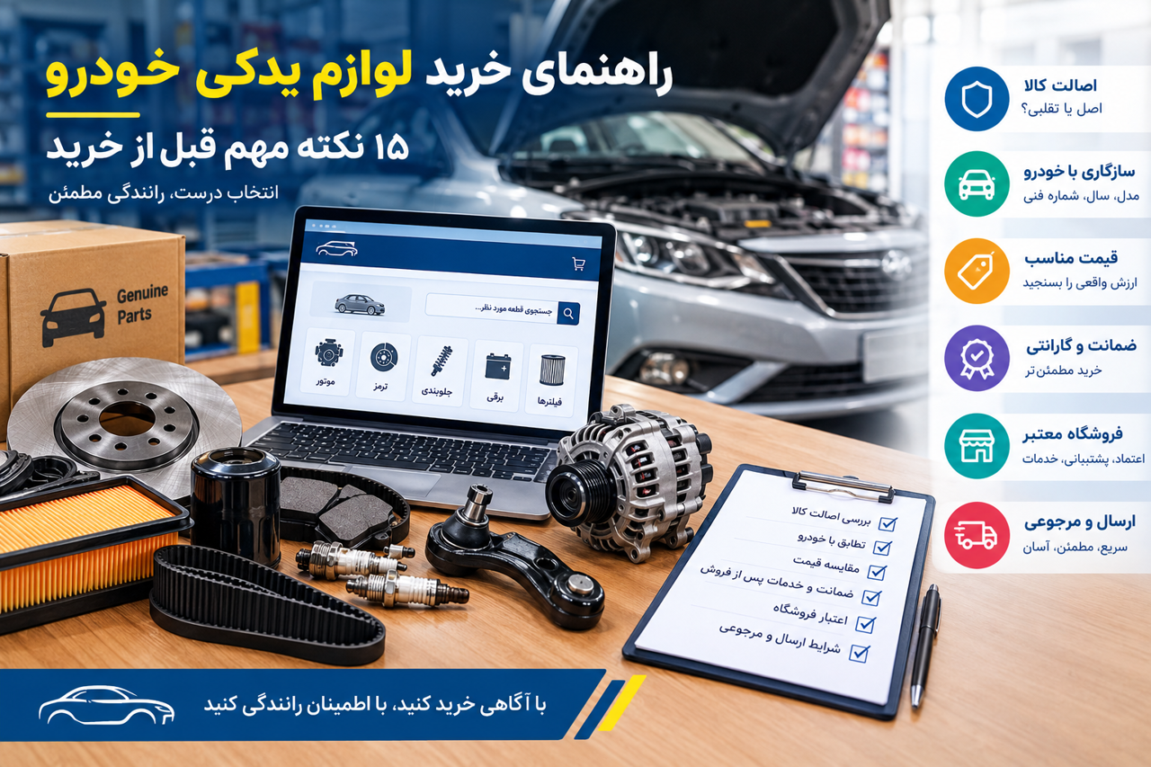 راهنمای خرید لوازم یدکی